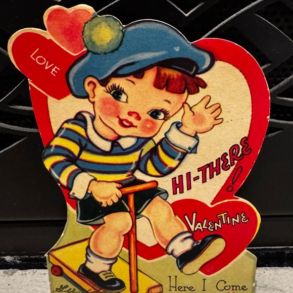 Vintage 1940’s-1960’s Set of 6 Valentine's Day Card - Picture 10 of 11